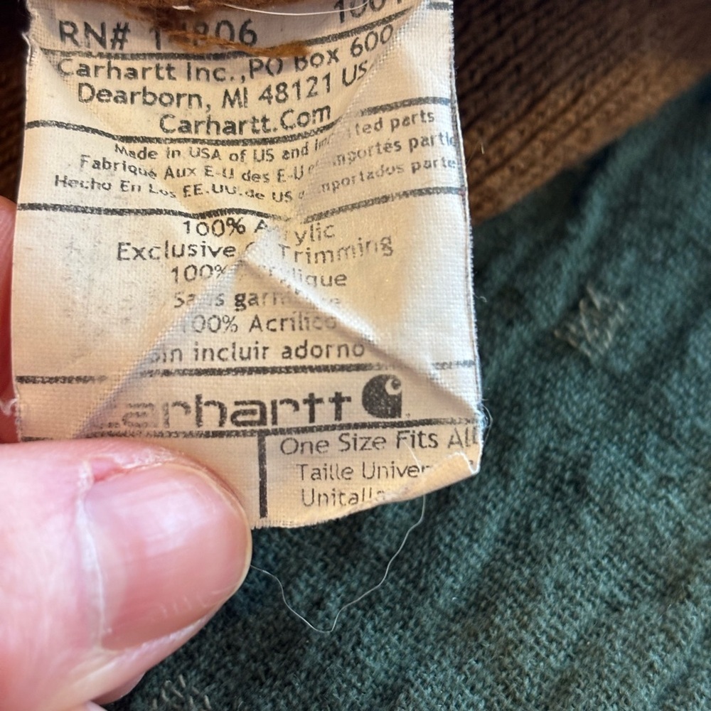 Carhartt Brown Knit Beanie 150 - Picture 3 of 3